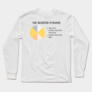 The Inverted Pyramid Pie Chart Long Sleeve T-Shirt